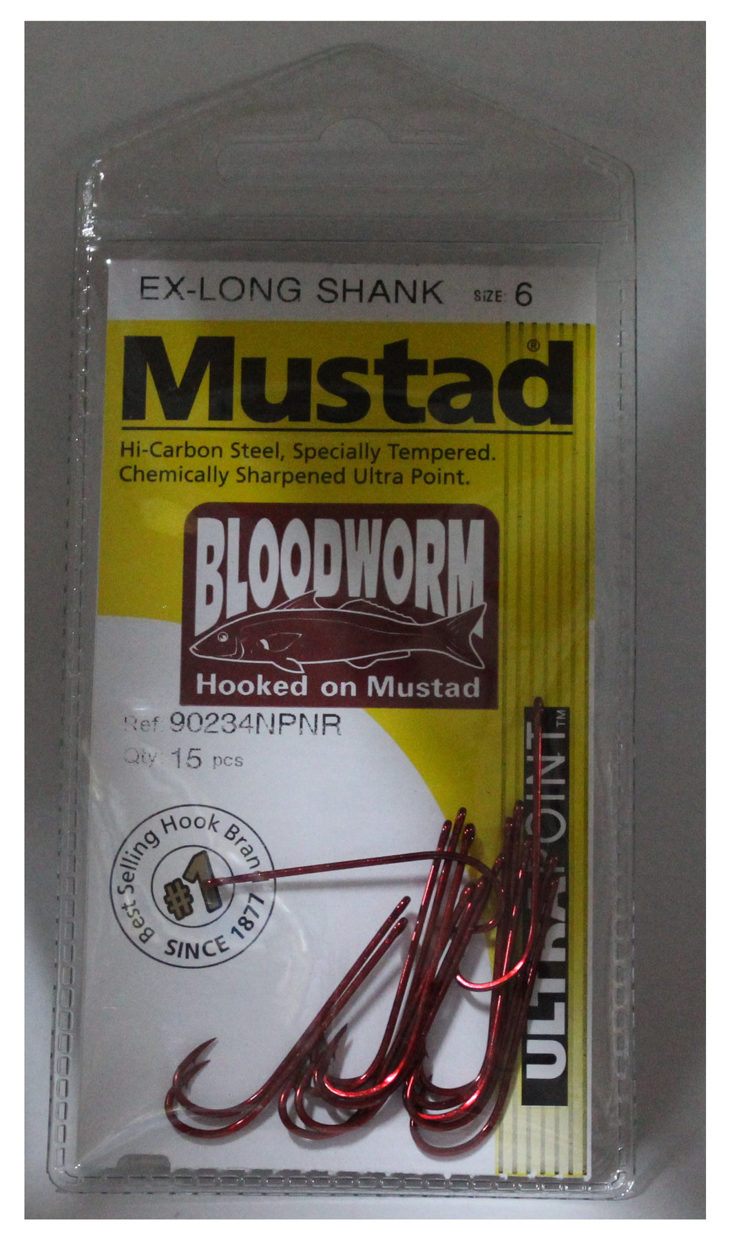 Bloodworm Ex Long Shank S6 Hook